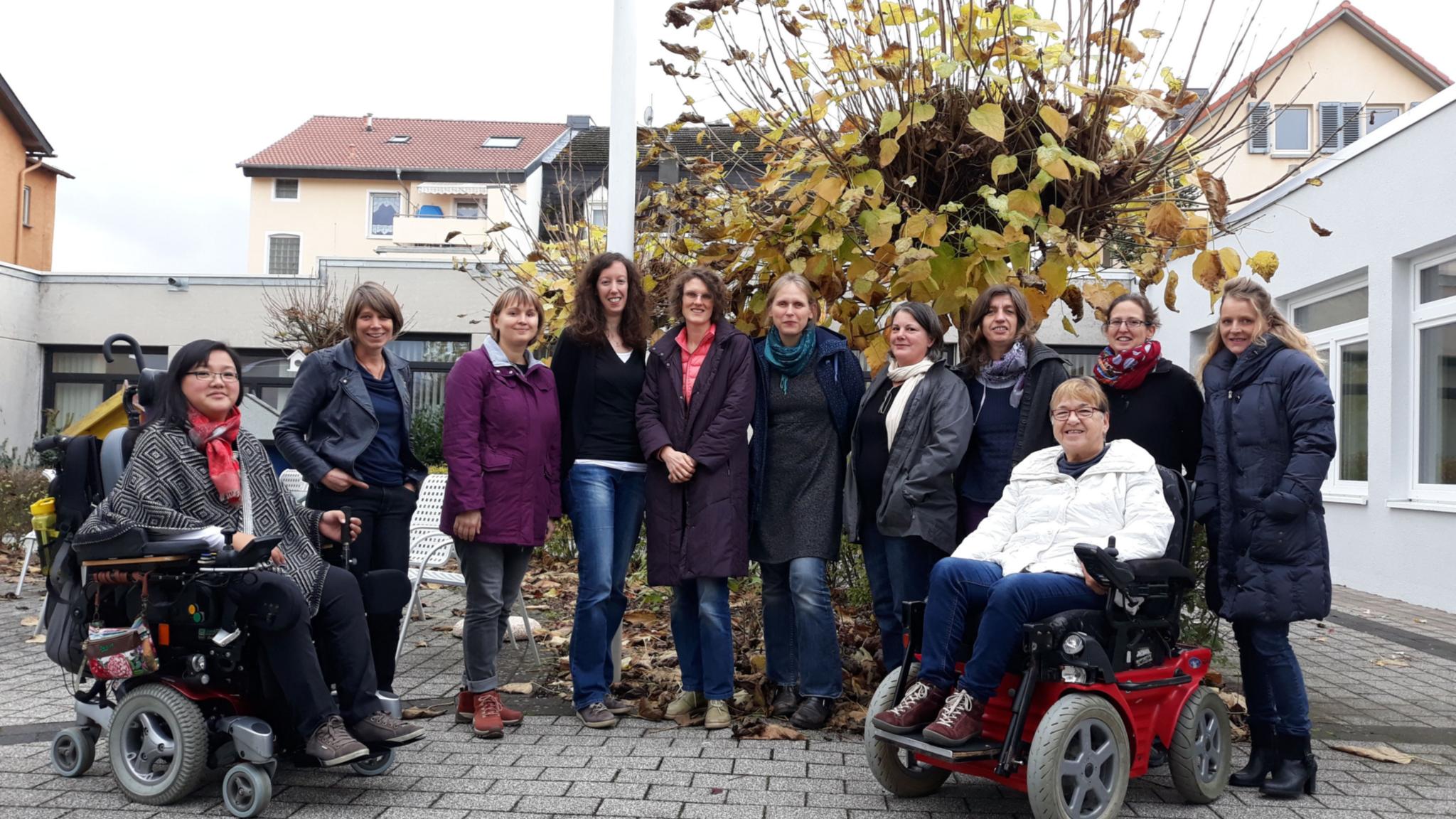 Die Projektgruppe 'Inklusiv leben lernen' in Bad Kreuznach.